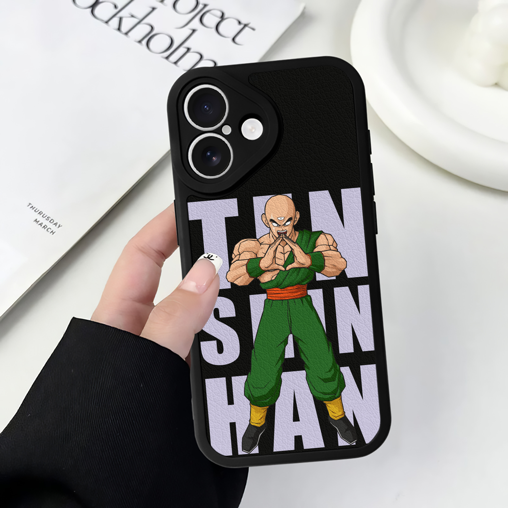 （画像用） ドラゴンボール DRAGON BALL 【iPhone 16シリーズ対応】シリコンスマホケース（レザー調） 材質：シリコン